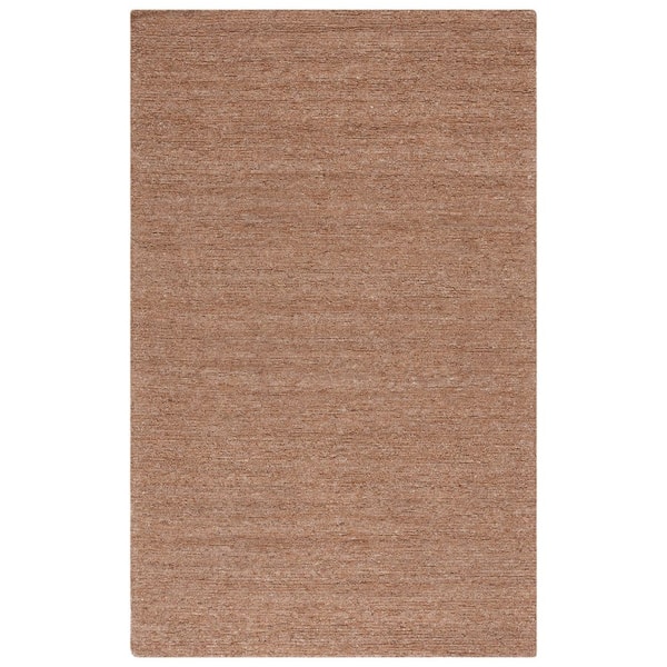 Himalaya 4 ft. x 6 ft. Light Brown Solid Modern Area Rug