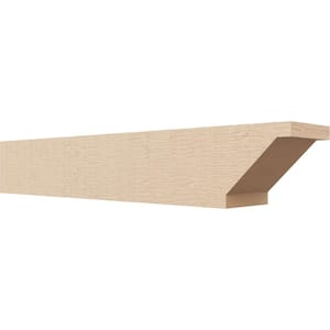 6-in. x 6-in. x 36-in. Burlington Woodgrain, Primed Tan Timberthane Polyurethane Rafter Tail Brace