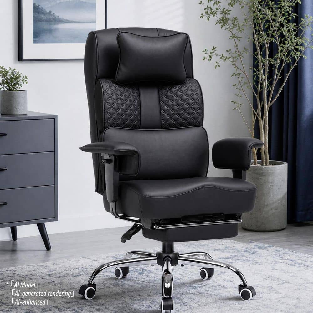ComHoma Heavy Duty Office Chair with Footrest High Back Gaming