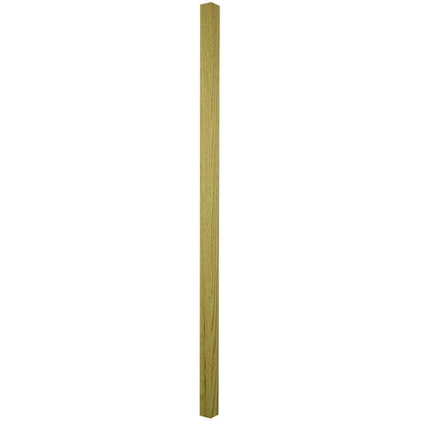 EVERMARK 36 in. x 1-1/4 in. Unfinished Oak Square Baluster