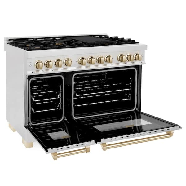 B&N ハン 5-STAR ZLINE Kitchen and Bath Autograph Edition 48 in. 7 Burner