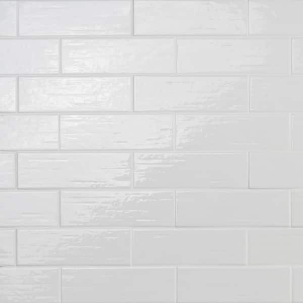 Ivy Hill Tile Crux Polished White 2.81 in. x 8.75 in. Polished