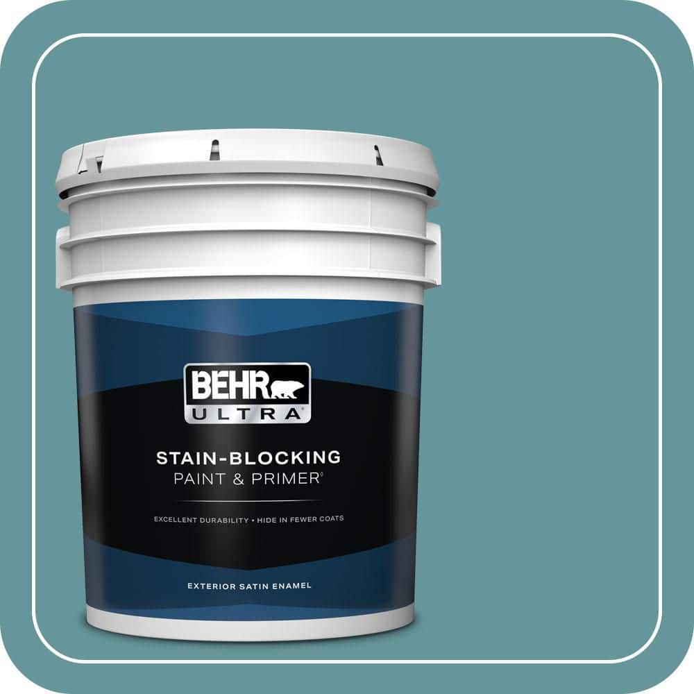 5 gal. #MQ6-33 Vintage Teal Satin Enamel Exterior Paint & Primer price history on PriceWatchPro