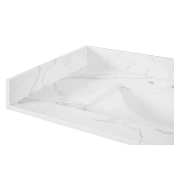 Home Decorators Collection 21.25 in. W Quartz Vanity Sidesplash in