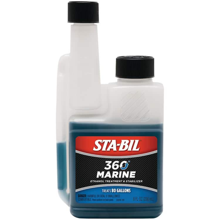 Sta-Bil 360 Marine Ethanol Treatment and Fuel Stabilizer 8 oz. Treats 80 Gallons of Fuel