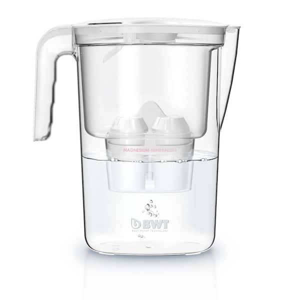 Unbranded BWT 6 Cup Mg2+ Water Filter Pitcher Vida White with Timer