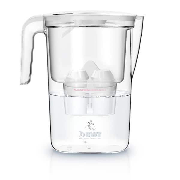 Unbranded BWT 6 Cup Mg2+ Water Filter Pitcher Vida White Manual Indicator