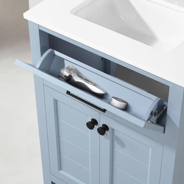Home Decorators Collection Hanna 24 in. Single Sink Spruce