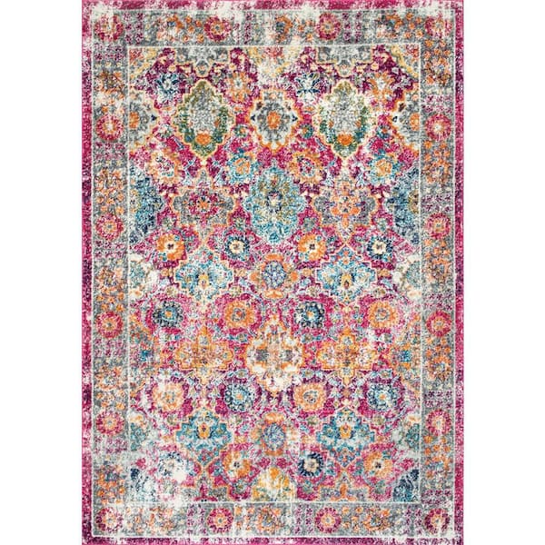 nuLOOM Leilani Persian Pink 5 ft. x 8 ft. Area Rug