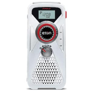 American Red Cross Hand Turbine AM/FM/NOAA Weather Radio with USB Smartphone Charger and LED Flashlight