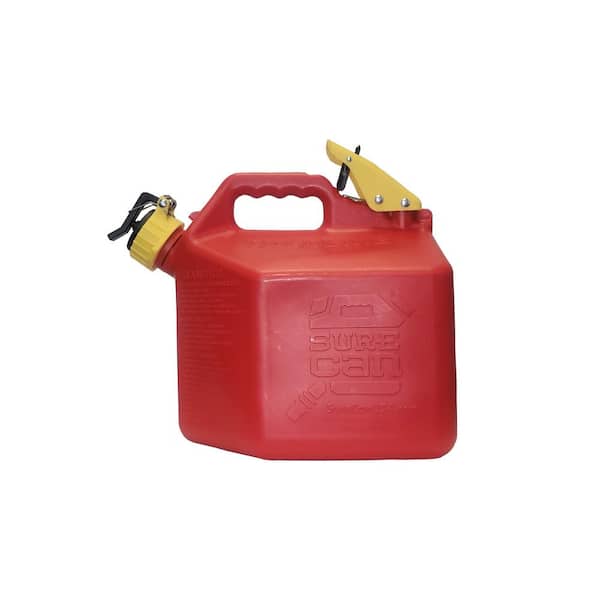 SureCan 2.2-Gallon Plastic Gasoline Can in the Gas Cans department at