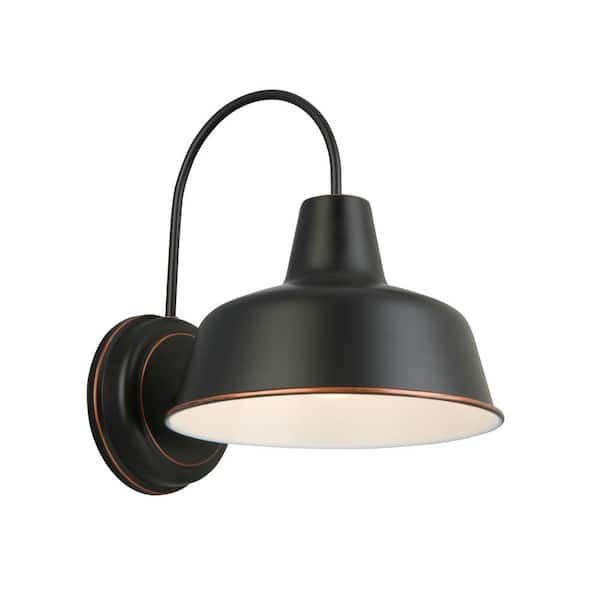 Design House Mason 1-Light Oil Rubbed Bronze Outdoor Wall Light Sconce