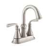 Wetherly Spot Resist Brushed Nickel Two-Handle High Arc Bathroom Faucet --  WS84850SRN -- Moen