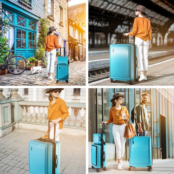 Have a question about TRAVELARIM 4-Piece Teal Nested Hard Luggage