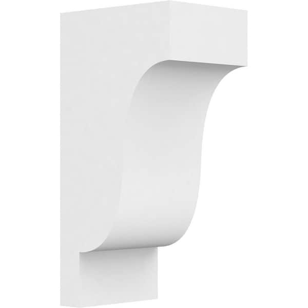 Ekena Millwork 5 in. x 14 in. x 7 in. Standard Newport Architectural Grade PVC Corbel