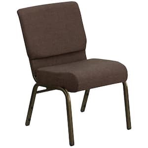Fabric Stackable Chair in Brown