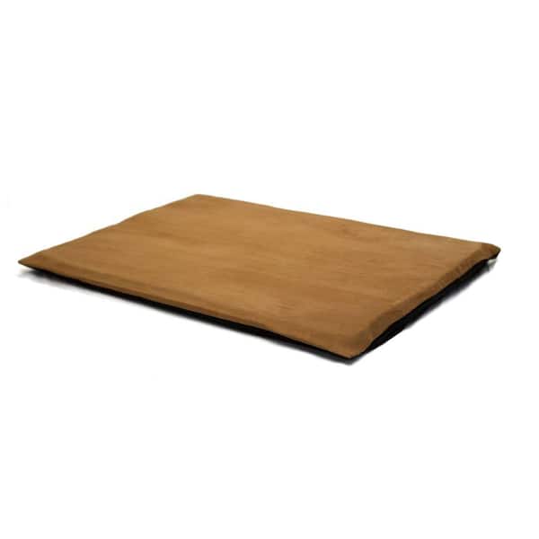 PAW 2 in. Large Suede Camel Orthopedic Foam Pet Bed