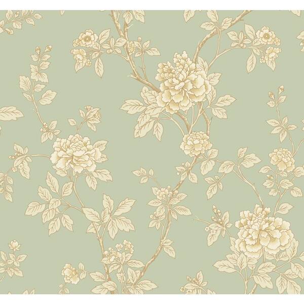 York Wallcoverings Williamsburg II Chinese Peony Wallpaper