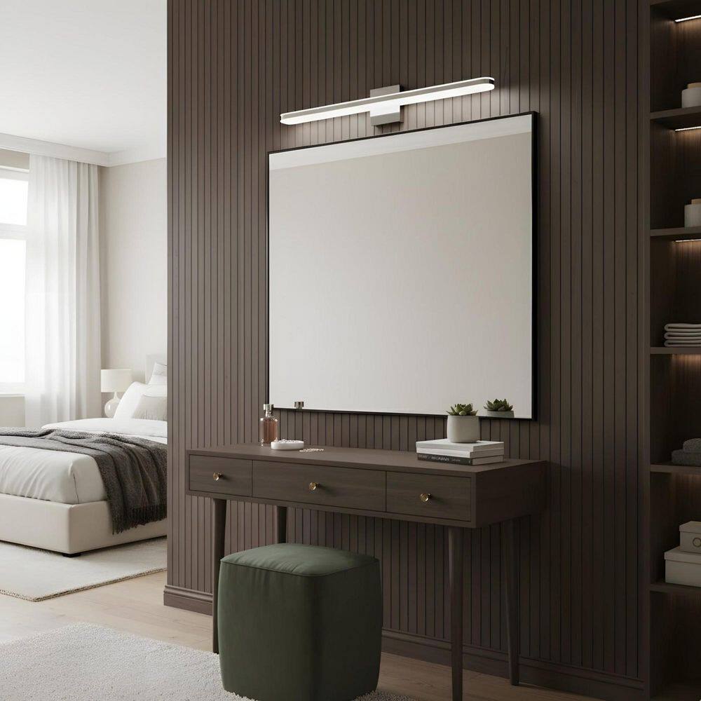 31.5 in. 1-Light LED Bathroom Vanity Light Strip with Dimmable 6000K Light price history on PriceWatchPro