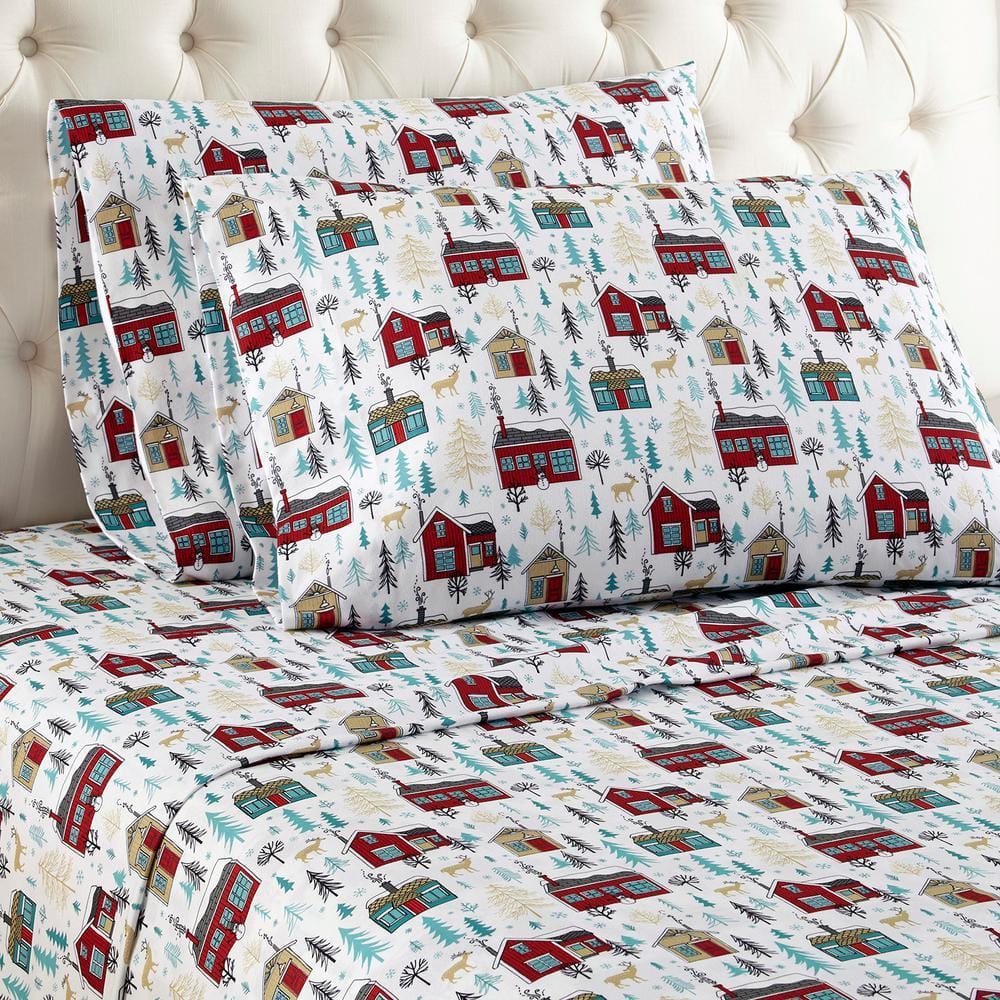 Kingtex Micro Flannelette Sheet Set – 40cm Wall Depth, Single To King Sizes
