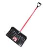 Bully Tools 22 in. Combination Snow Shovel with Fiberglass D-Grip ...