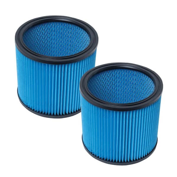 Wet Dry Vacuum Cartridge Filters Replacement for Most 5 Gal. Above Shop-Vac, 90333/90350/9030433 Type U Filters, 2-Pack