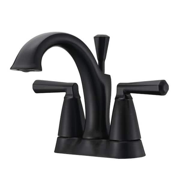 Ultra Faucets Z 4 in. Centerset 2-Handle Bathroom Faucet with Drain Assembly, 1.5 GPM, Spot Resist in Oil Rubbed Bronze