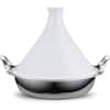 Cooks Standard Large In Multi Ply Clad Stainless Steel Induction Tagine Wok With Handle