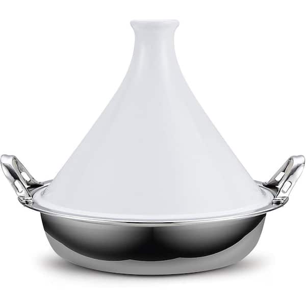  6 Sizes Moroccan Tagine Cooking Pot Tajine Cookware with  Cone-Shaped Closed Lid Stew Casserole Slow Cooker for Induction Cooktop Gas  Stove,Gold,32cm: Home & Kitchen
