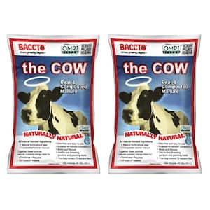 1640 Wholly Cow Horticultural Compost and Manure, 40 Qt. (2-Pack)
