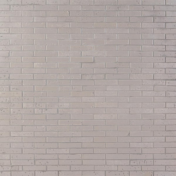 Ivy Hill Tile Queen Brick Gray 10.6 in. x 12.75 in. 12mm Matte Clay Mosaic Wall Tile (0.94 sq. ft.)