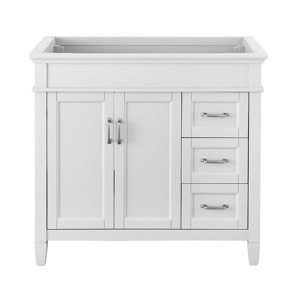 Home Decorators Collection Ashburn 36 In W X 2175 In D Vanity Cabinet In White Aswa3621dr The Home Depot