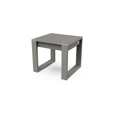 black polywood side table