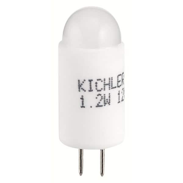 KICHLER Professional Series 10-Watt Equivalent T3 and G4 Bi-Pin 180-Degree 12-Volt LED Light Bulb 3000K (1-Pack)