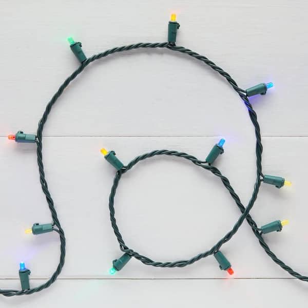 100 Multi-Colored Dome LED String Lights
