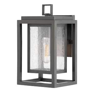 Hinkley Republic Small Outdoor Wall Mount Lantern, Oil-Rubbed Bronze