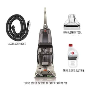 Professional Series TurboScrub Carpet Cleaner Machine, 64 oz. Paws and Claws Pet Carpet Cleaner Solution Combo Kit