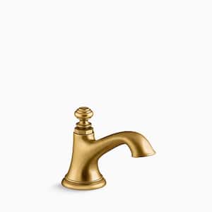 Artifacts 1.2 GPM Bathroom Sink Faucet Spout with Bell Design in Vibrant Brushed Moderne Brass