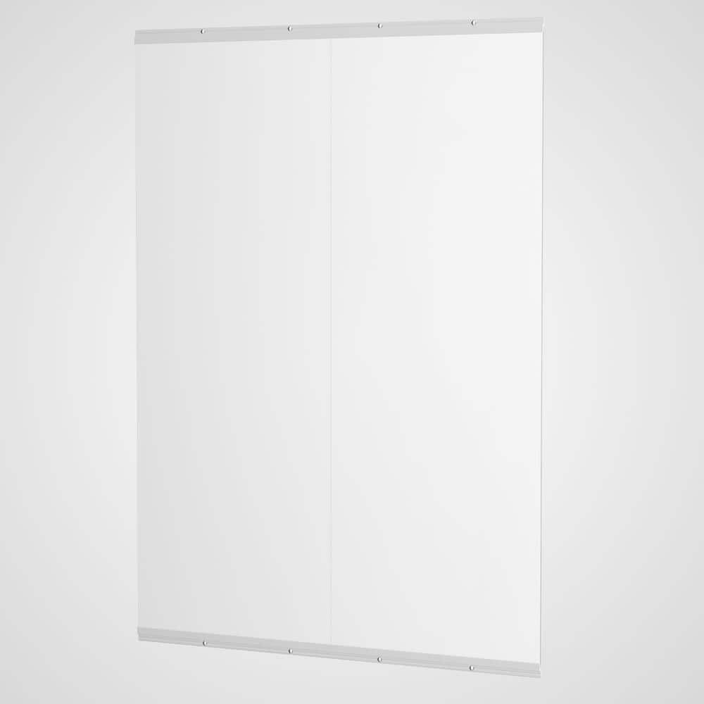 24 in. W x 32 in. H 1-Pcs Frameless Mirrors for Wall, Large Gym Mirror, Yog