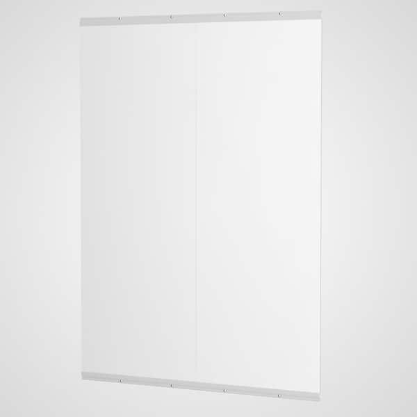 Hasipu 24 in. W x 32 in. H 1-Pcs Frameless Mirrors for Wall, Large Gym Mirror, Yoga Mirror, Dance Studio Mirrors for Exercise