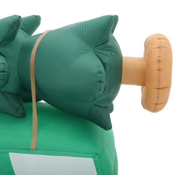 Unbranded - 8 ft Pre-Lit LED National Lampoon's Christmas Vacation Station Wagon Christmas Inflatable