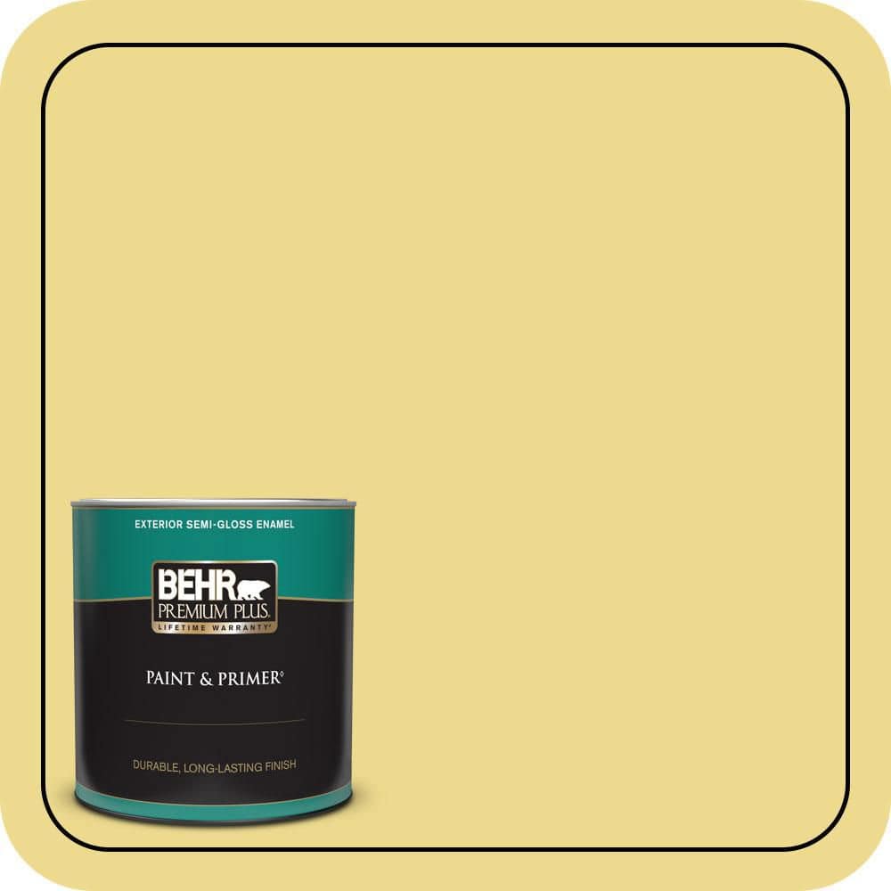 1 qt. #P320-4 Pineapple Crush Semi-Gloss Enamel Exterior Paint & Primer price history on PriceWatchPro