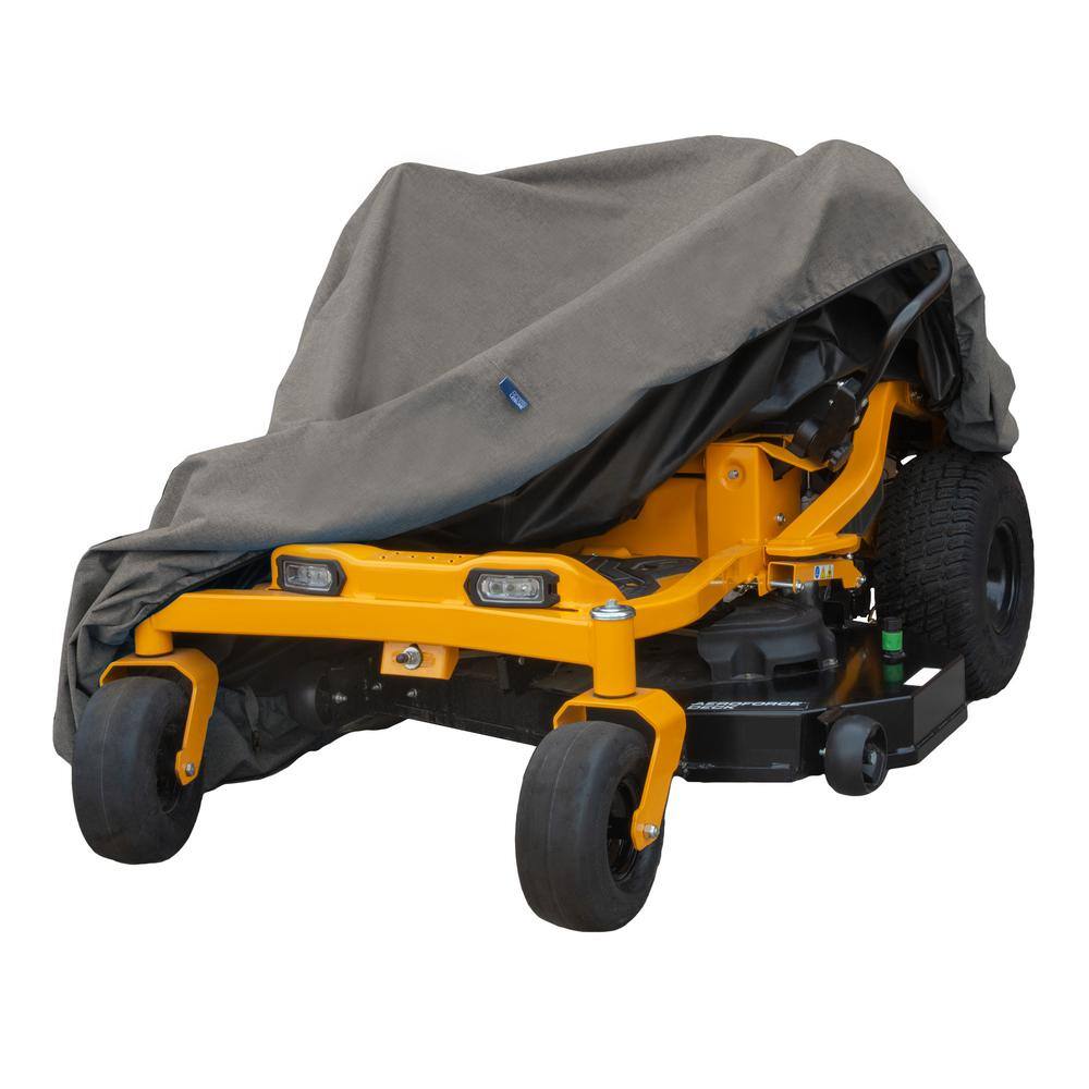 Gray Waterproof Polyester Riding Lawnmower Cover, 82"L x 50"W x 47"H