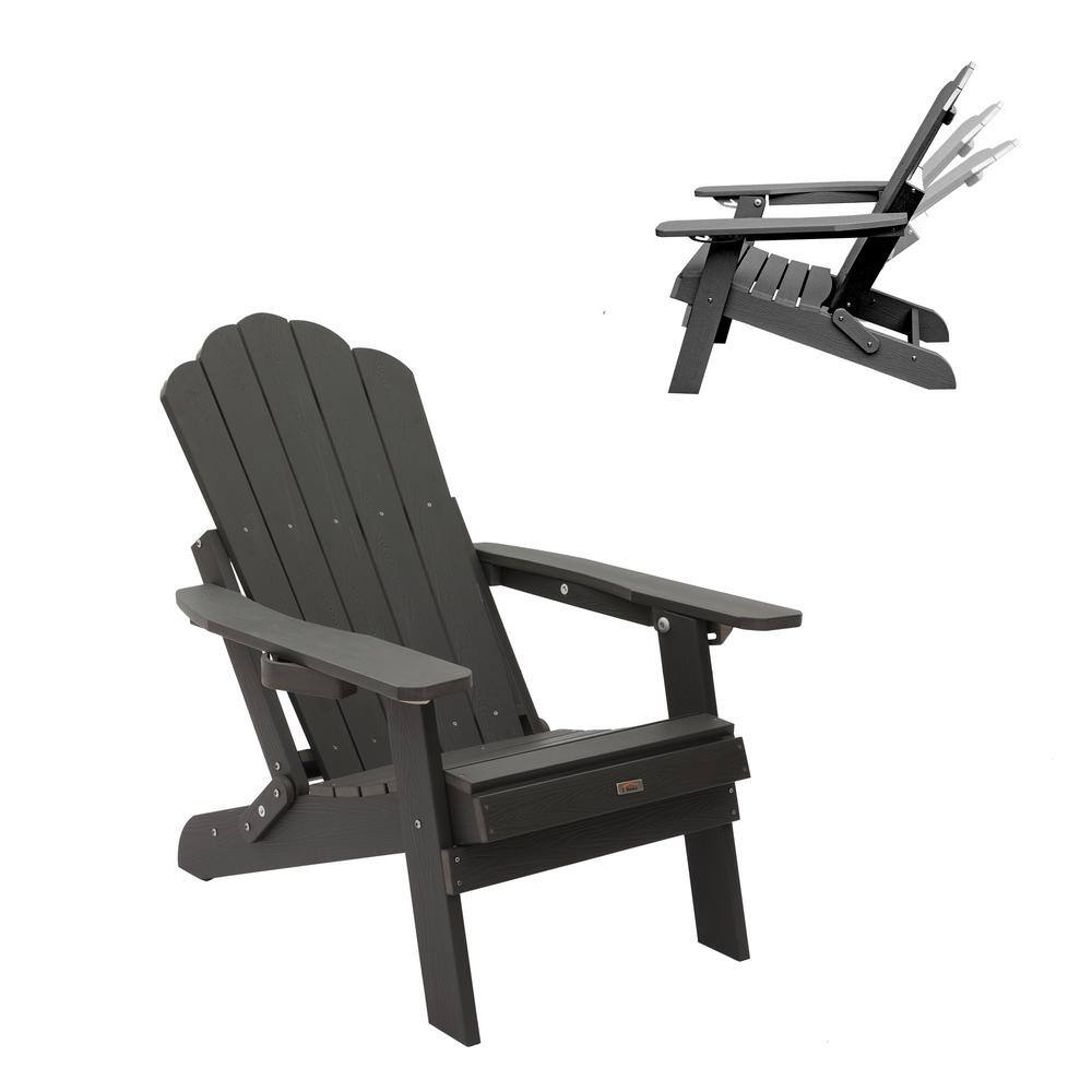 Folding Plastic Outdoor Adirondack Chair in Gray price history on PriceWatchPro