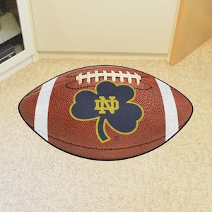 Notre Dame Fighting Irish Brown Football 2 ft. x 3 ft. Area Rug
