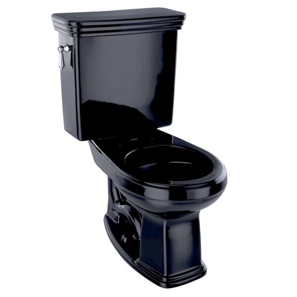 TOTO Promenade 2-Piece 1.6 GPF Single Flush Round Toilet in Ebony