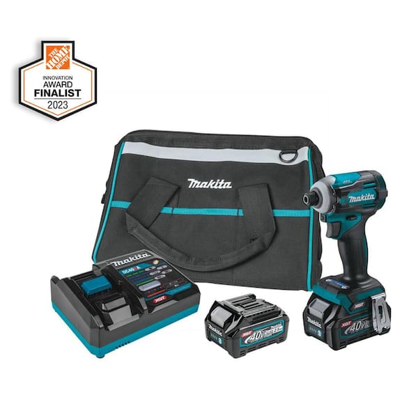 Makita 40V Max XGT Brushless Cordless 4-Speed Impact Driver Kit, 2.5Ah  GDT01D - The Home Depot