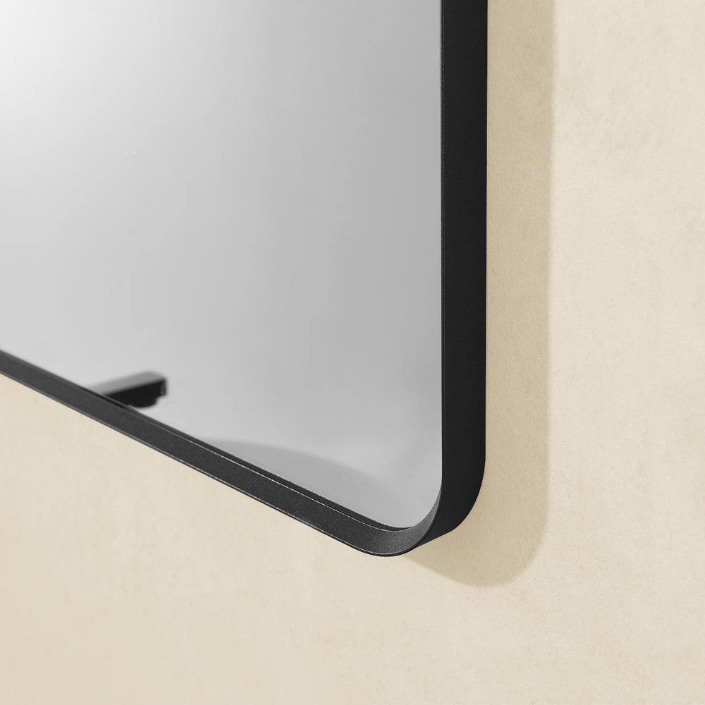 Elegante 36" Rectangular Silver Bathroom Vanity Mirror