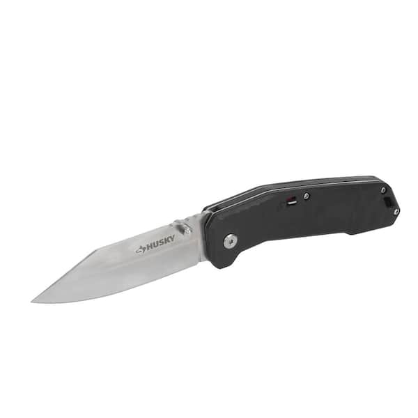 Husky 3.5 in. Spring Assist Folding Knife