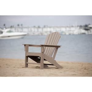 Hampton Weather Wood Patio Plastic Adirondack Chair